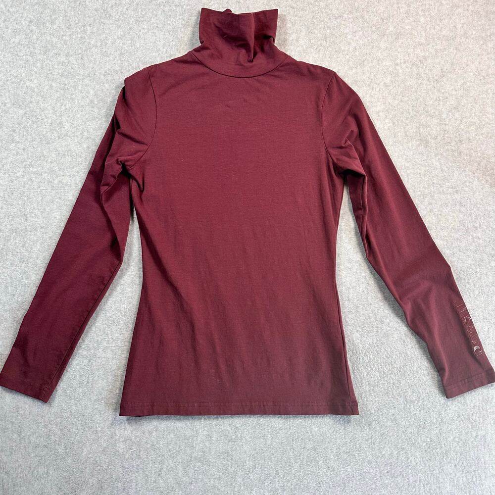 Pikeur Womens Equestrian Polo Neck Base Layer Burgundy Size Small